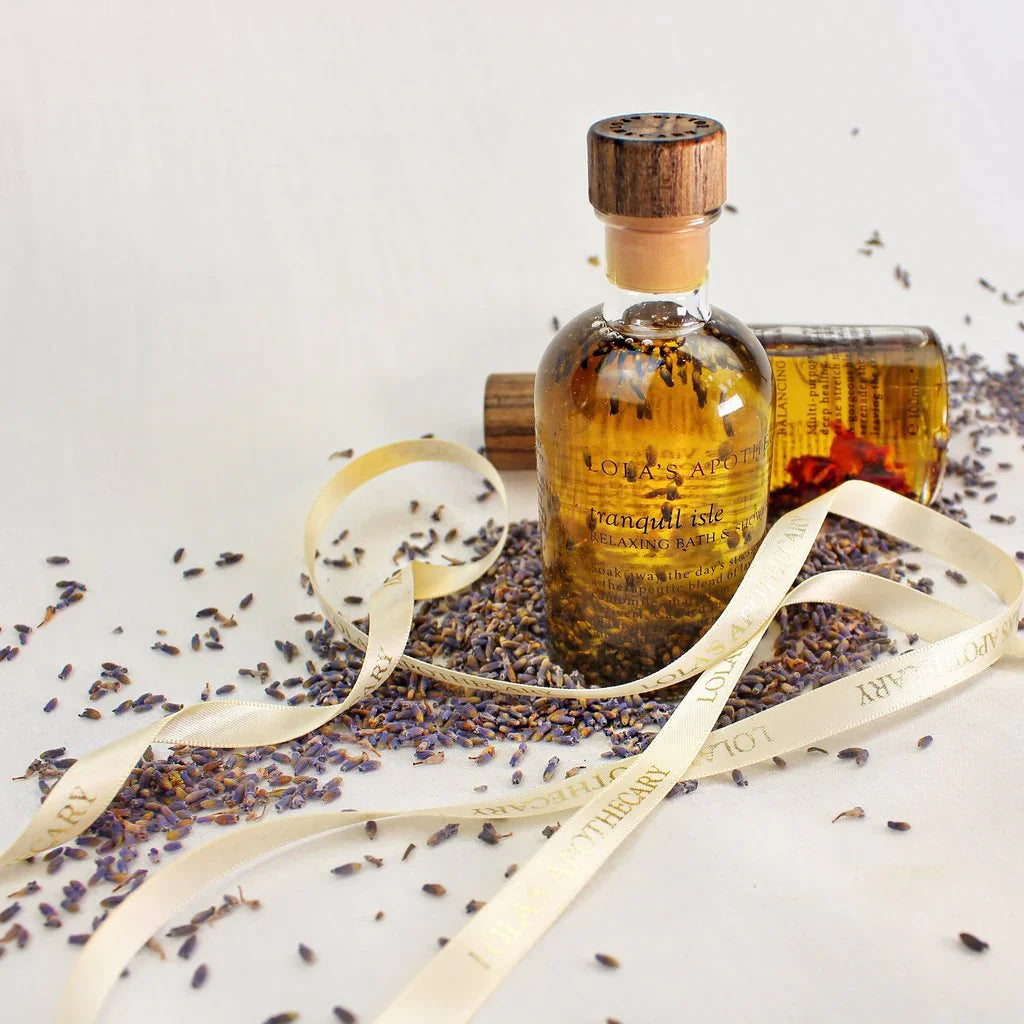 Natural cosmetics shower oil and shower gel