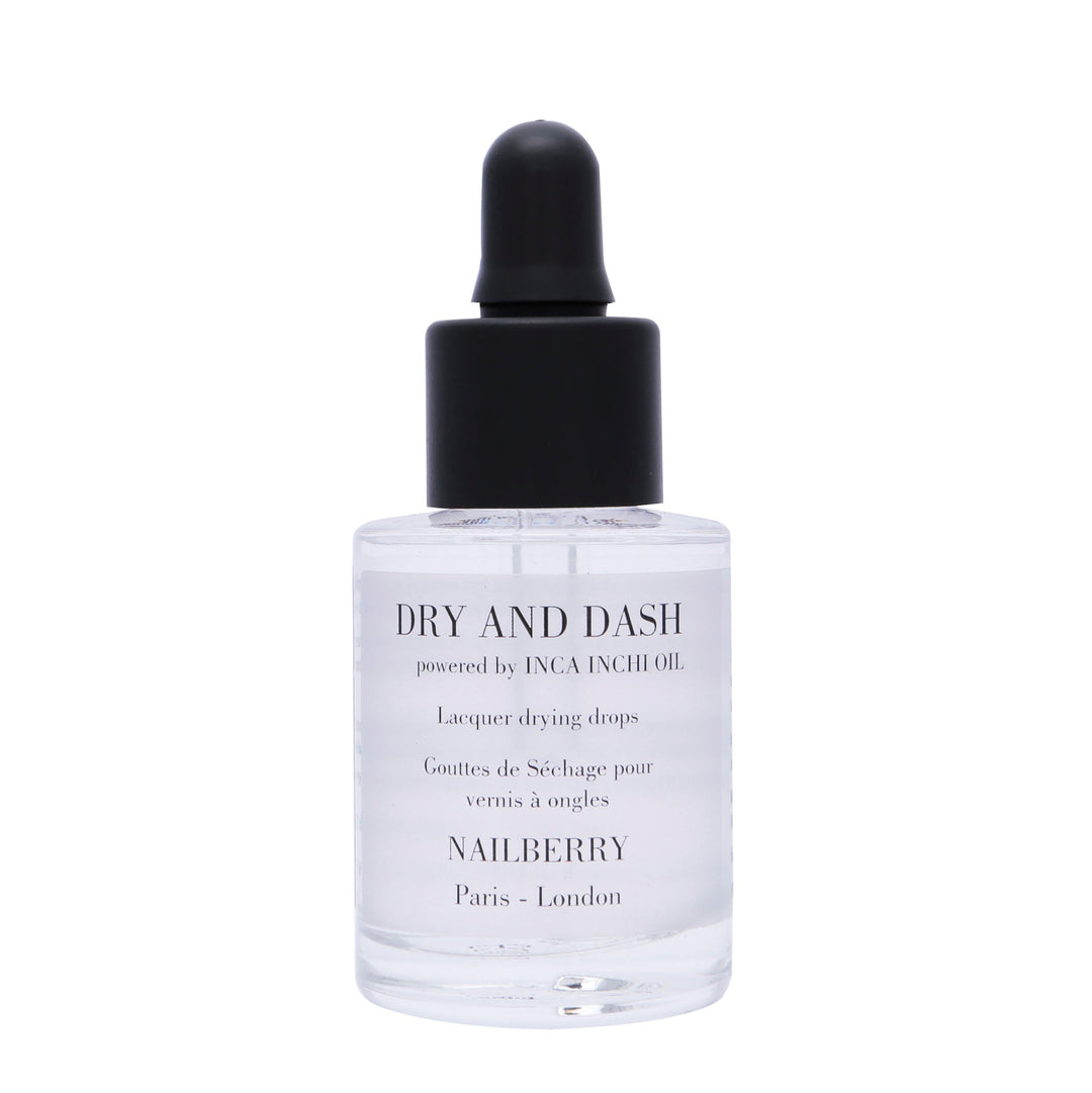 Nailberry Dry and Dash Drying Drops - Quick-drying top coat North Glow