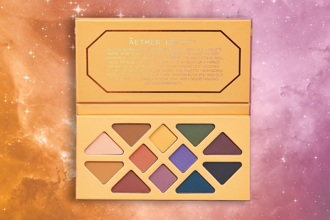 Aether Beauty, Lidschatten, Ametrine Crystal Quad, Joshua Tree Palette, Rose Quartz Crystal Gemstone Palette, Amethyst Crystal Gemstone Palette, Summer Solstice Palette, Mini-Palette, Clean Beauty, Mineral Lidschatten