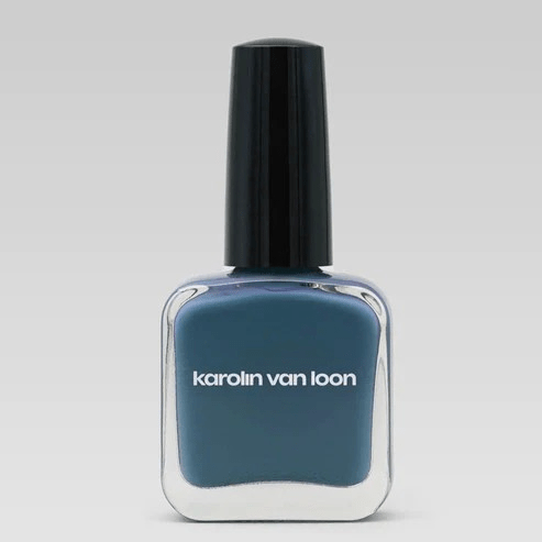 Blauer Nagellack Bleu Neptune von Karolin Van Loon in 15-ml-Flasche – vegan & schadstofffrei North Glow