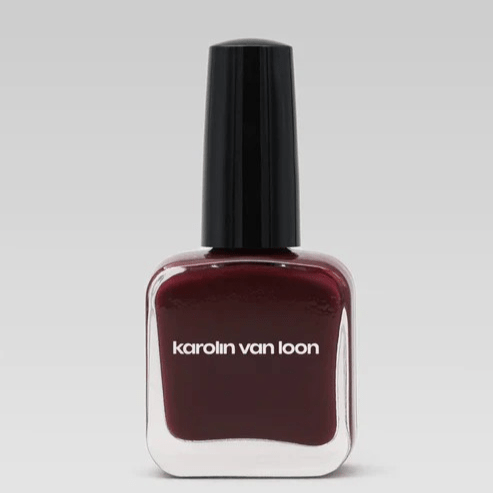 Roter Nagellack Rouge Royale von Karolin Van Loon in 15-ml-Flasche – vegan & luxuriös