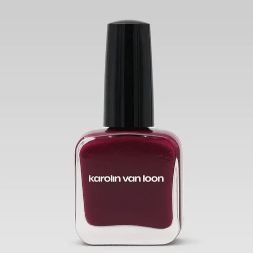 Karolin van Loon Nagellack 48 Bordeaux Velours – intensiver, samtiger Bordeaux-Ton