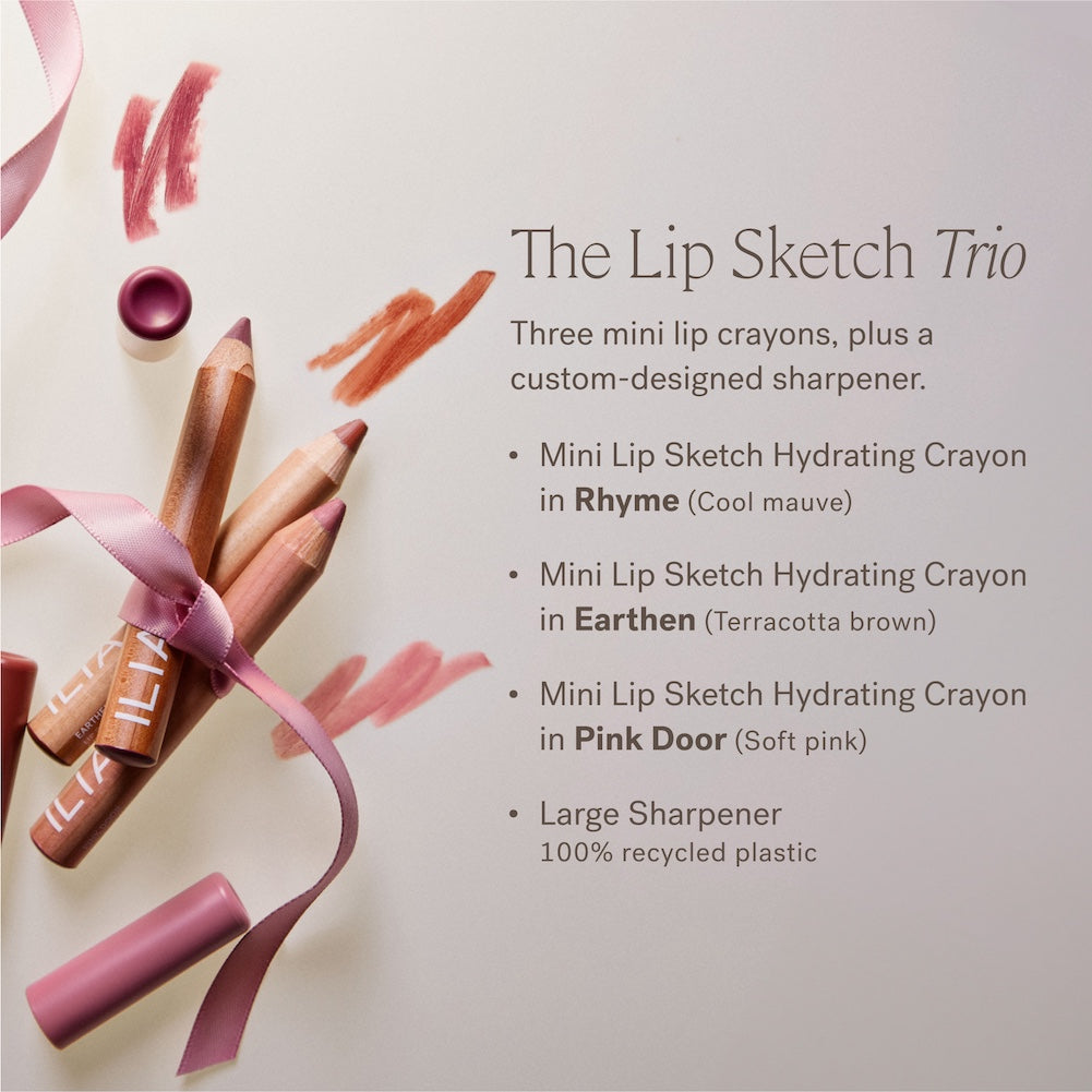 ILIA ♡ The Lip Sketch Trio - Das Geschenkset mit 3 Minis North Glow