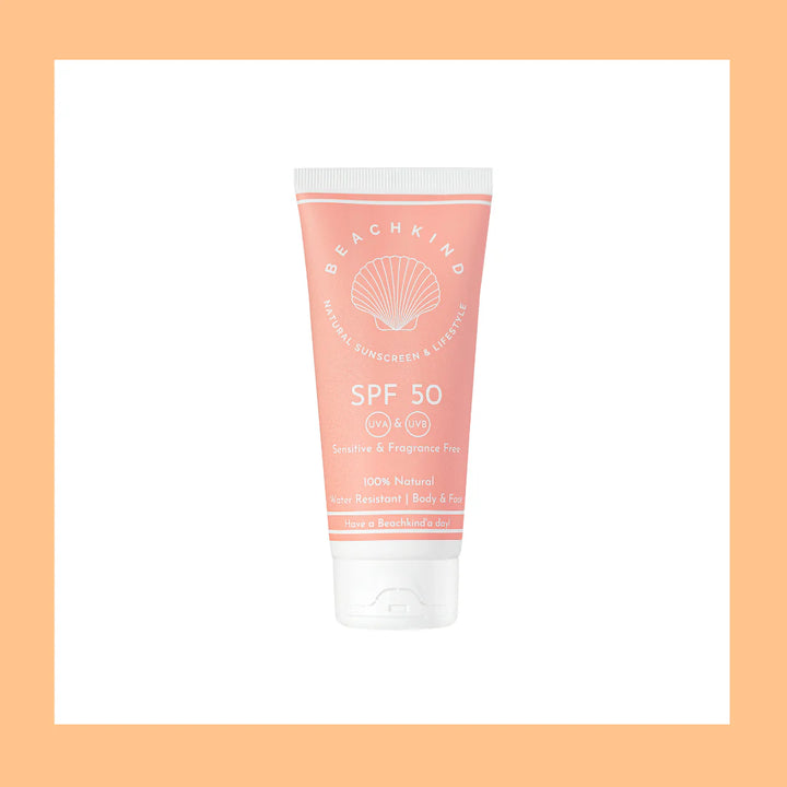 Beachkind - Natural Sunscreen SPF 50 Sensitive/ Sonnencreme für sensible Haut mit Lichtschutzfaktor 50