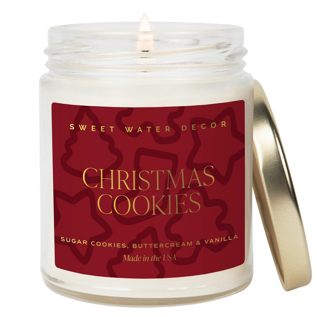 Kerzenglas "CHRISTMAS COOKIES" von Sweet Water Decor.