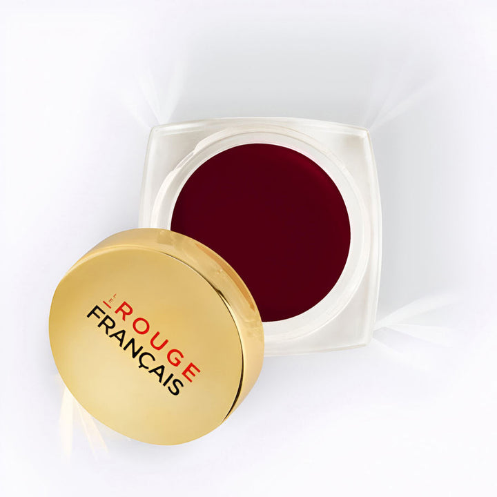 COLOMBA von Le Rouge Francais, geöffnet, goldener Deckel angelehnt.
