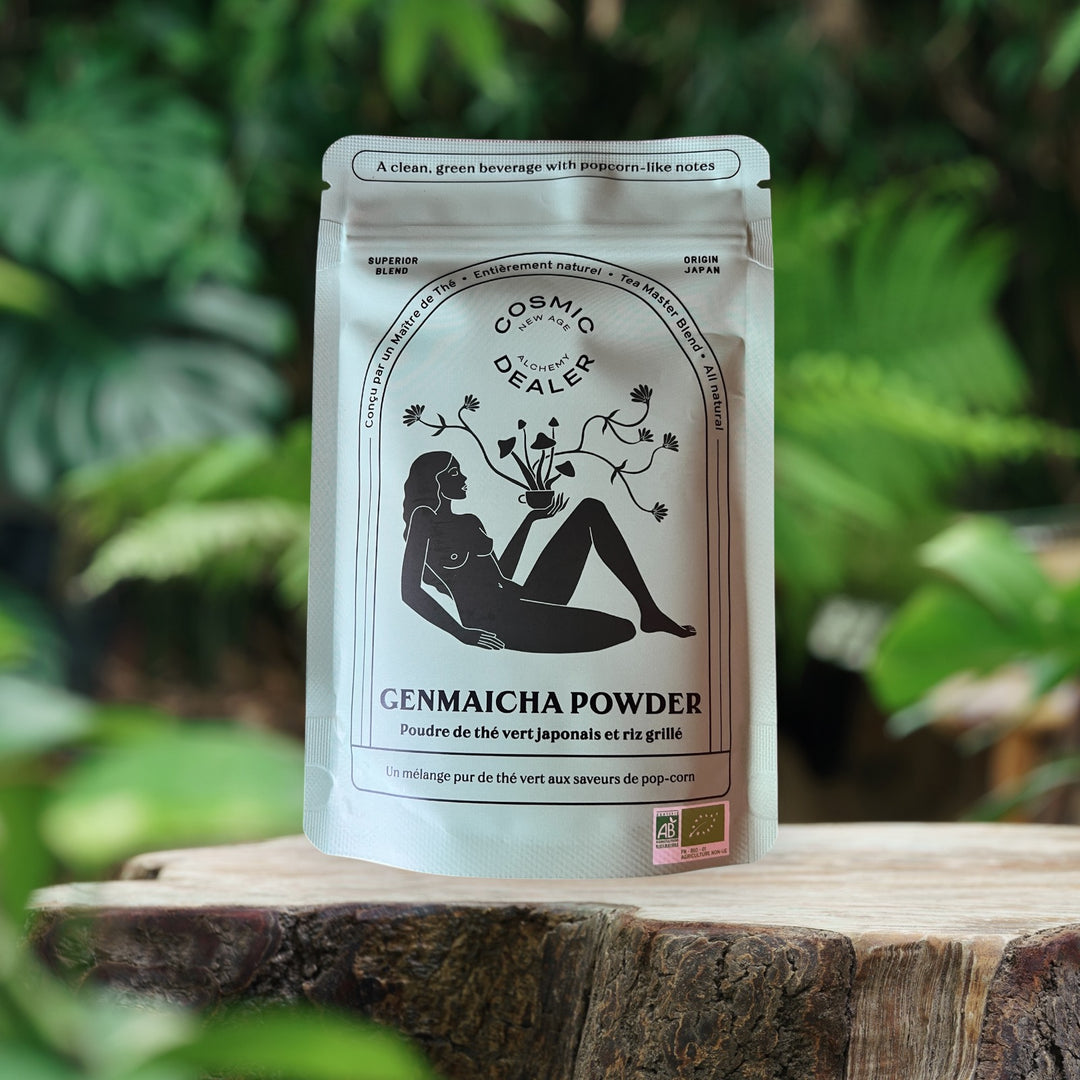 Genmaicha Powder - Bio-Sencha mit Bio geröstetem Reis North Glow