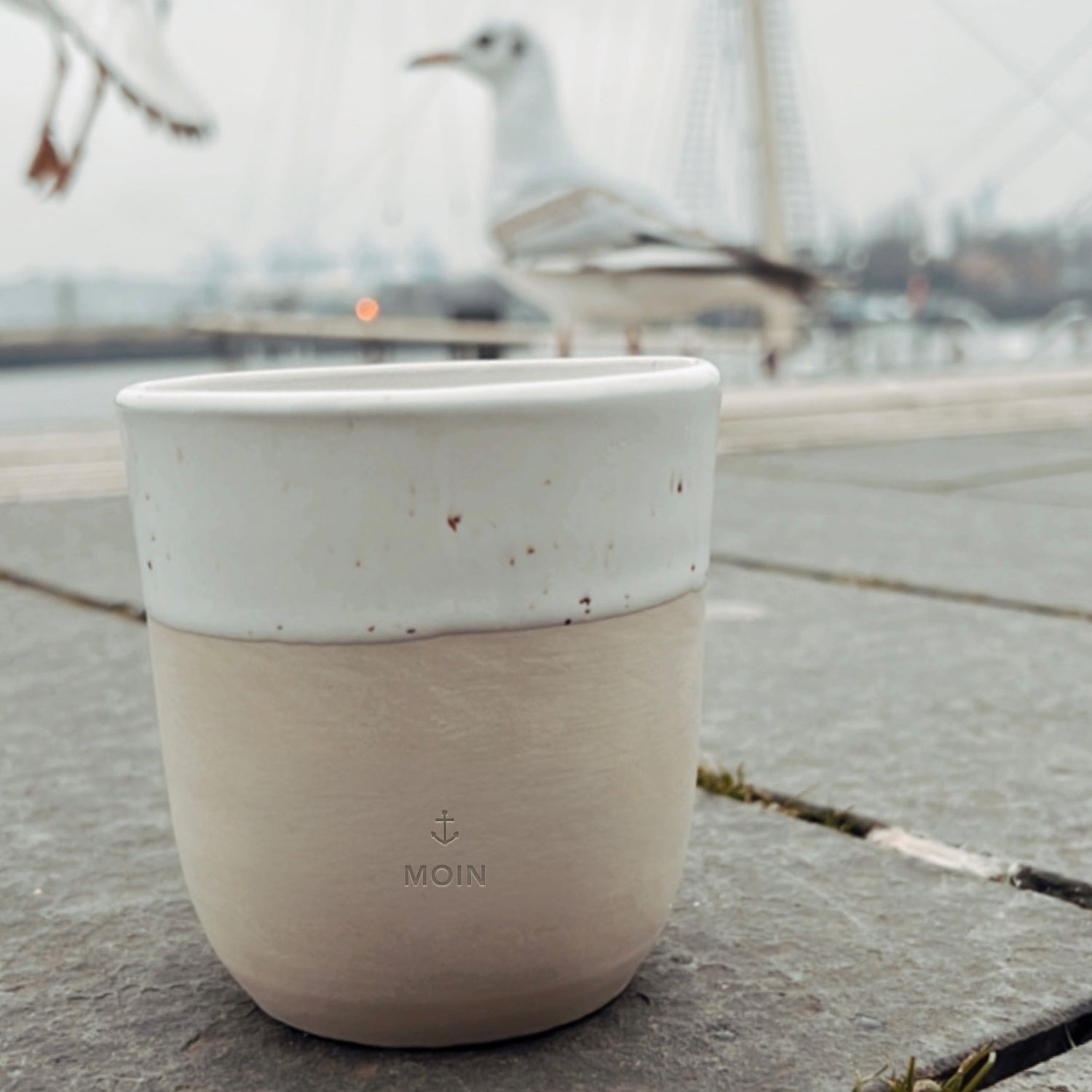 Becher "Moin"