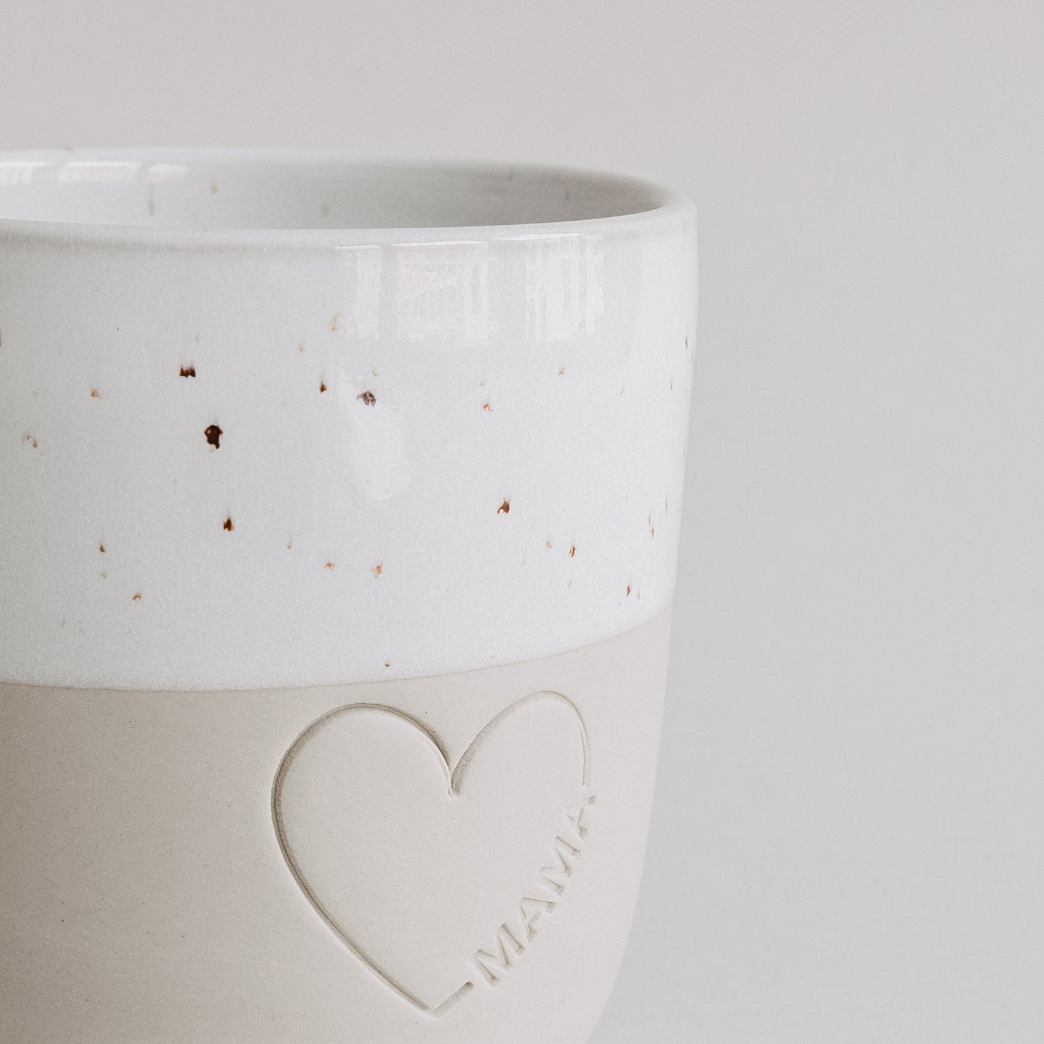 Kaffeebecher Großes Herz Mama - limited edition