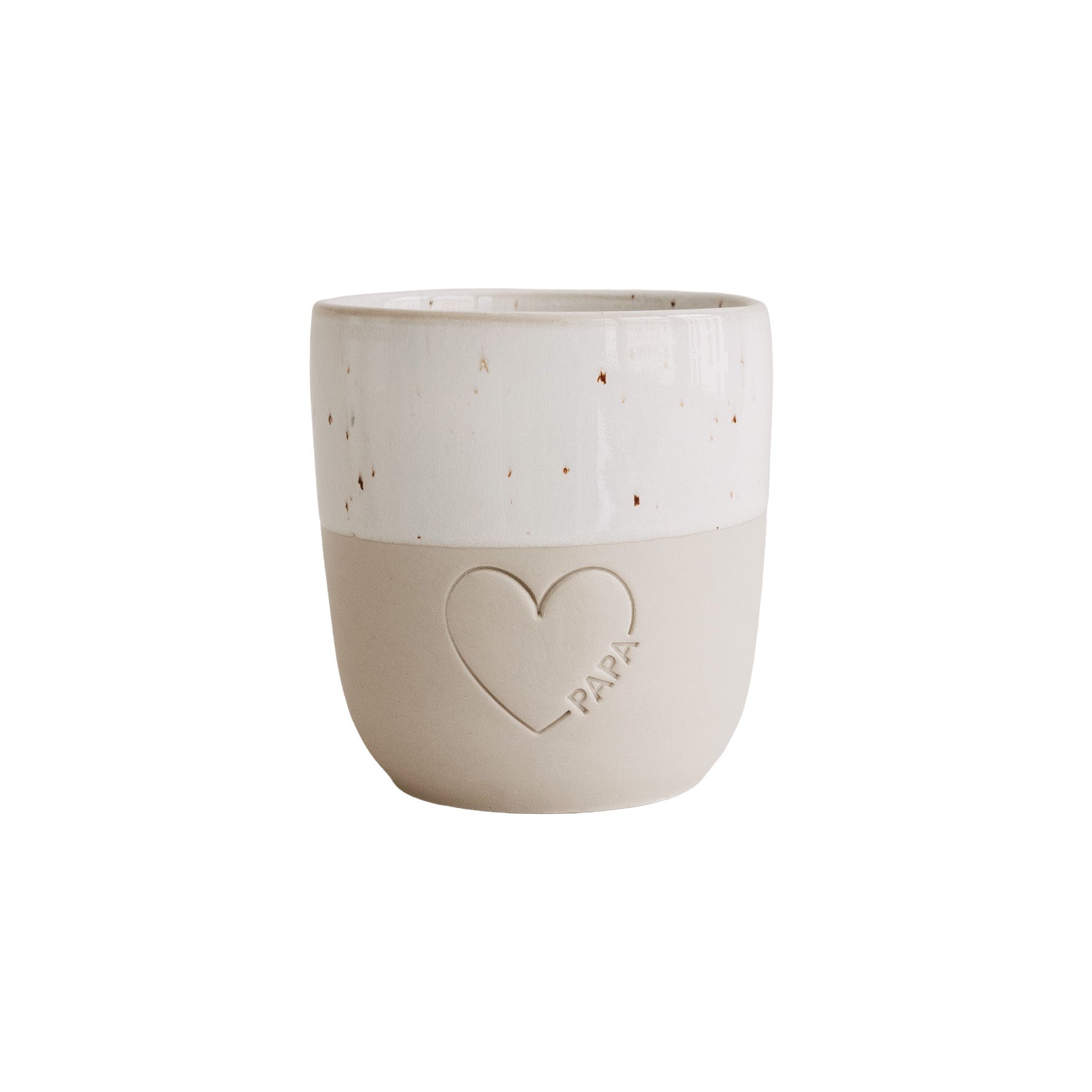 Kaffeebecher Großes Herz Papa - limited edition