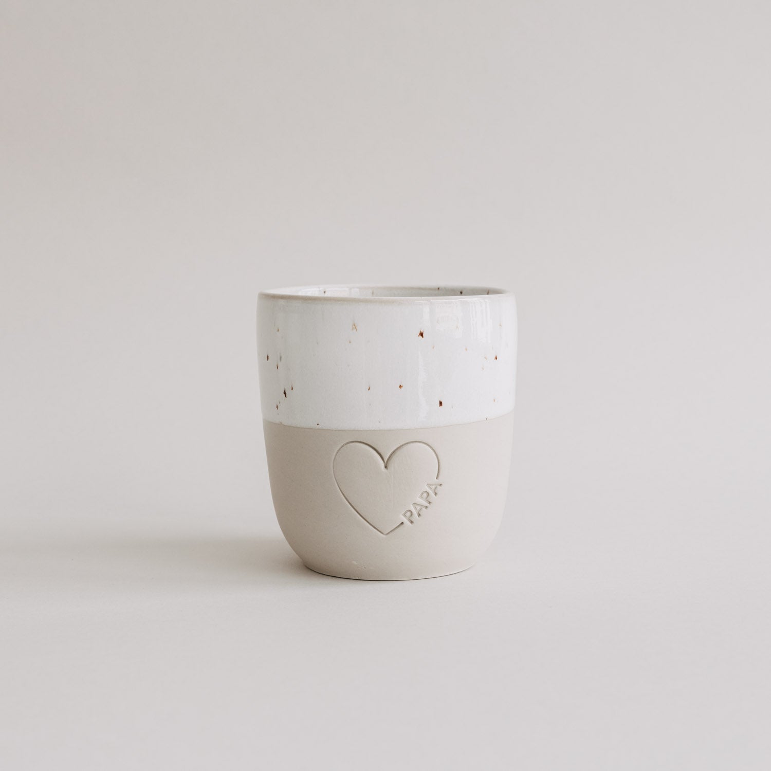 Kaffeebecher Großes Herz Papa - limited edition