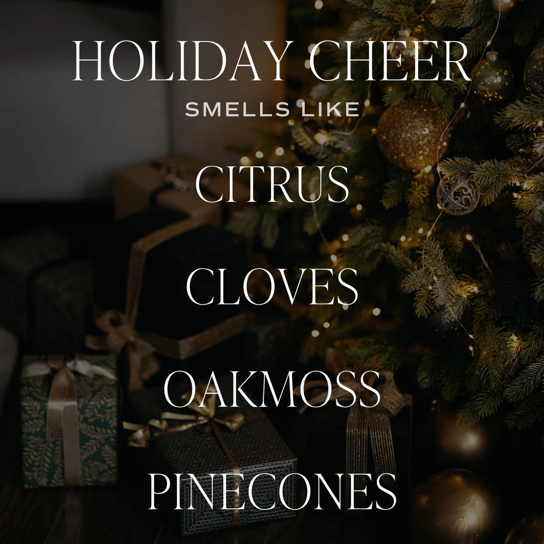 HOLIDAY CHEER, CITRUS, CLOVES, OAKMOSS, PINECONES North Glow