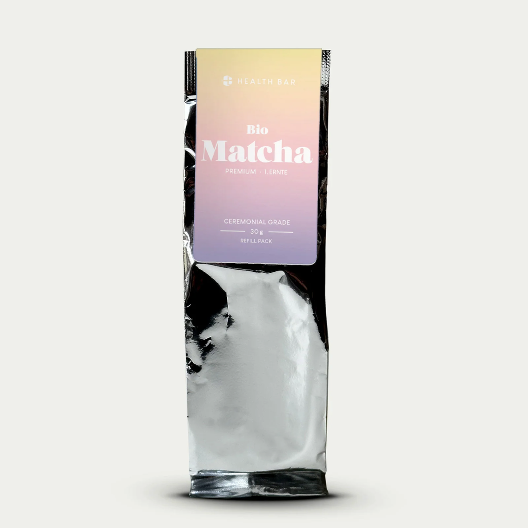 Bio - Matcha Tee Ceremonial 30g Refill-Beutel - HEALTH BAR North Glow