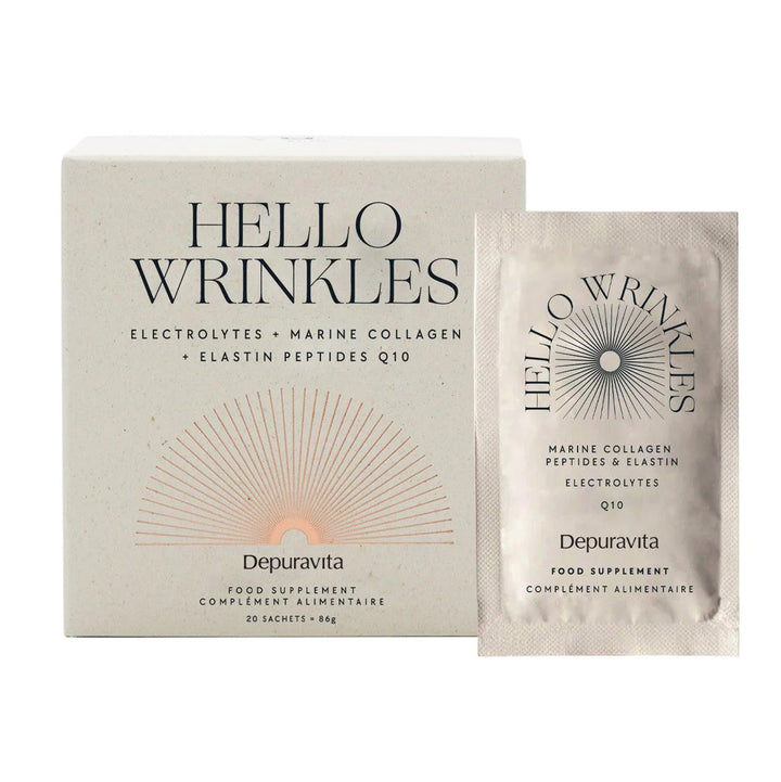 Hello Wrinkles - Elektrolyte und Kollagenpeptide für schöne, gesunde Haut und Haare von innen