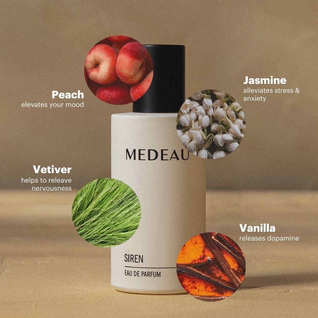 Medeau "Siren" - cleanes Parfum mit Jasmin, Amber und Moschus North Glow