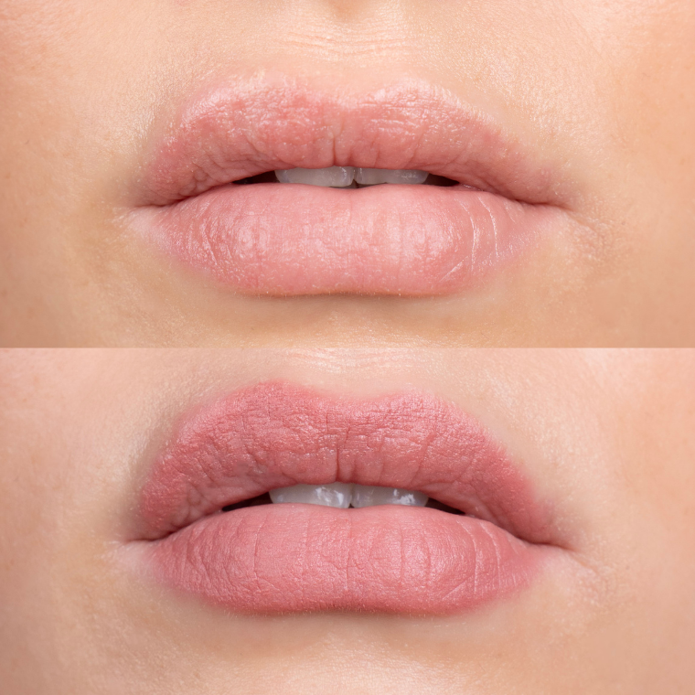 Pure U Lipliner Milky Tulip in gedecktem Rosé-Nude mit integriertem Pinsel
