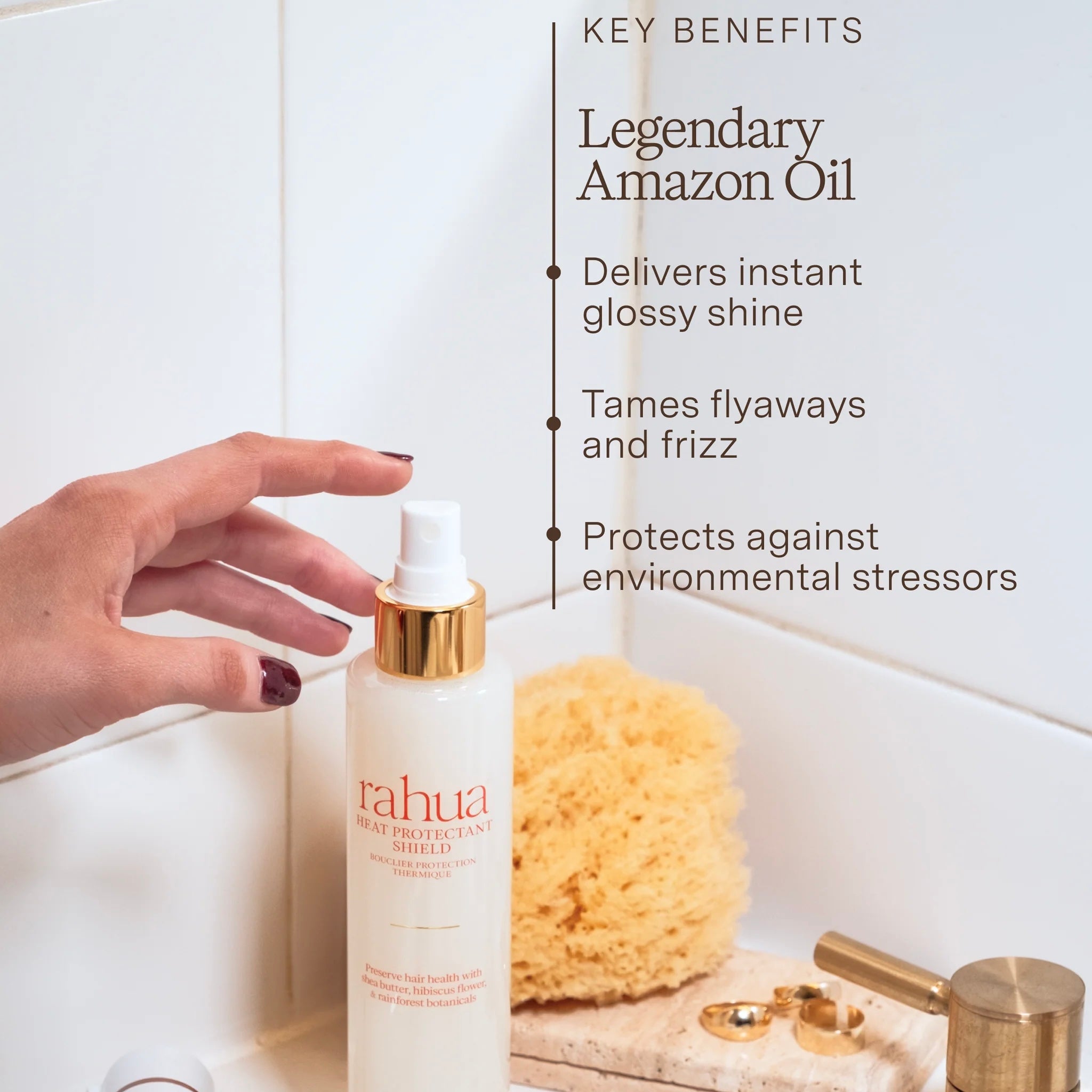 Rahua Heat Protection Shield - pflanzlicher Hitzeschutz beim Haarstyling
