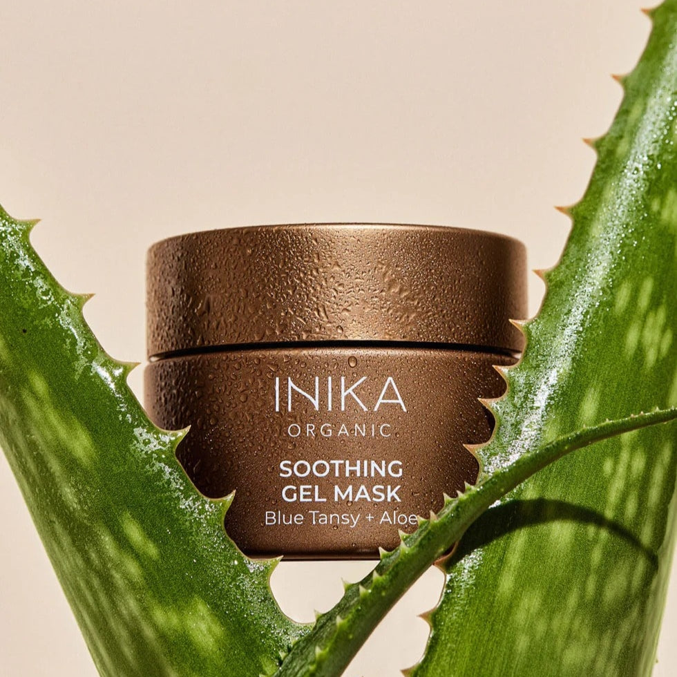 INIKA Soothing Gel Mask mit pflanzlichen Wirkstoffen – sanfte Pflege mit Aloe Vera 