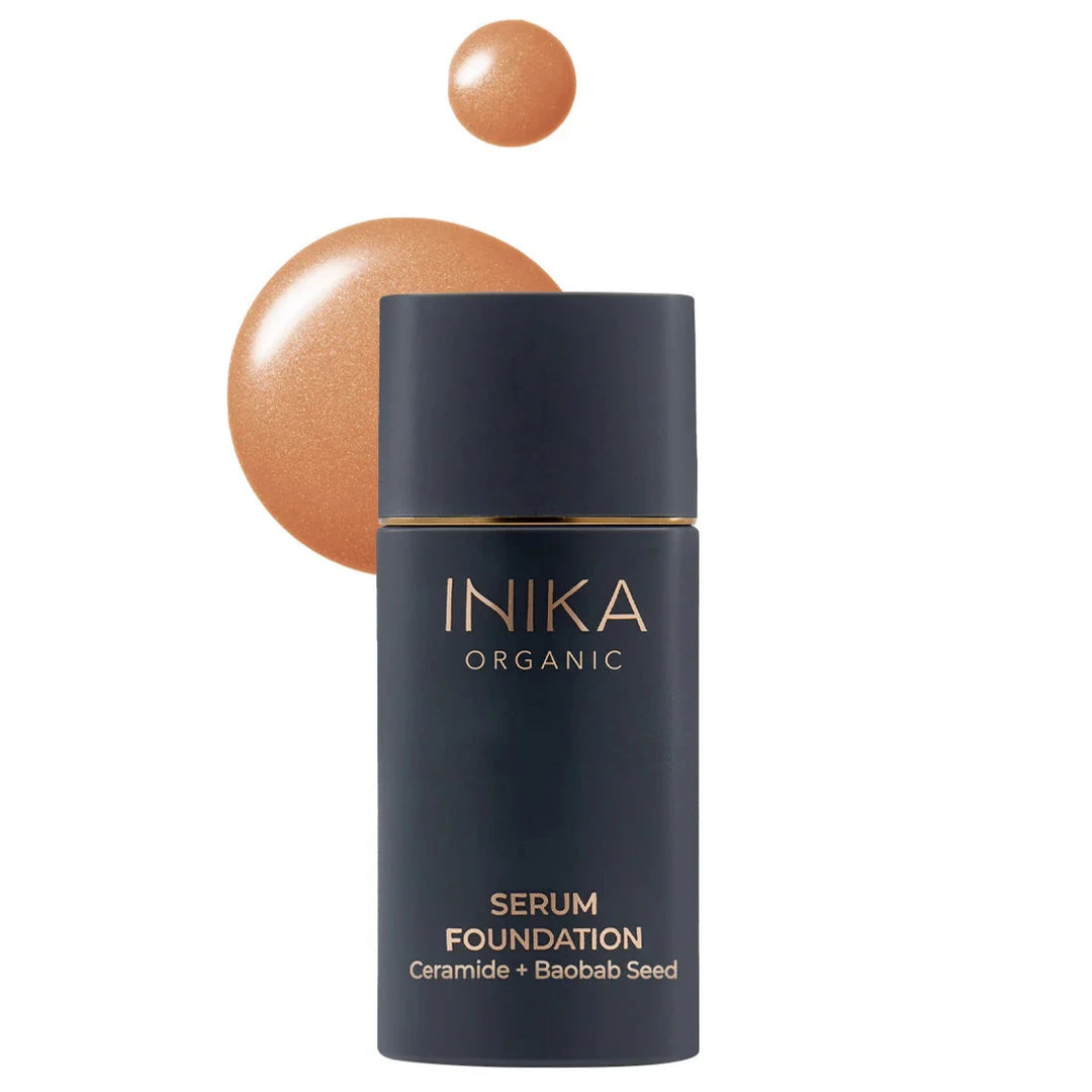 INIKA Serum Foundation Farbe Purpose. North Glow