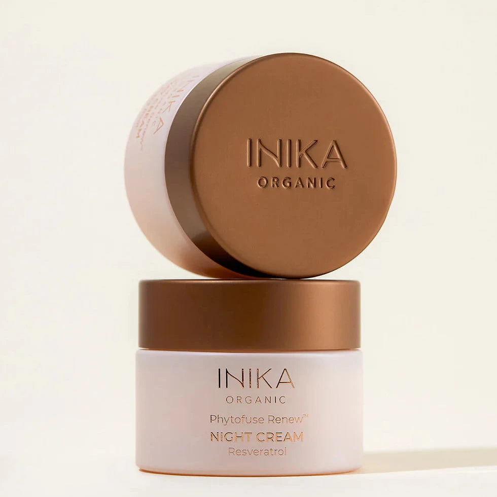 INIKA Phytofuse Night Cream gestapelt