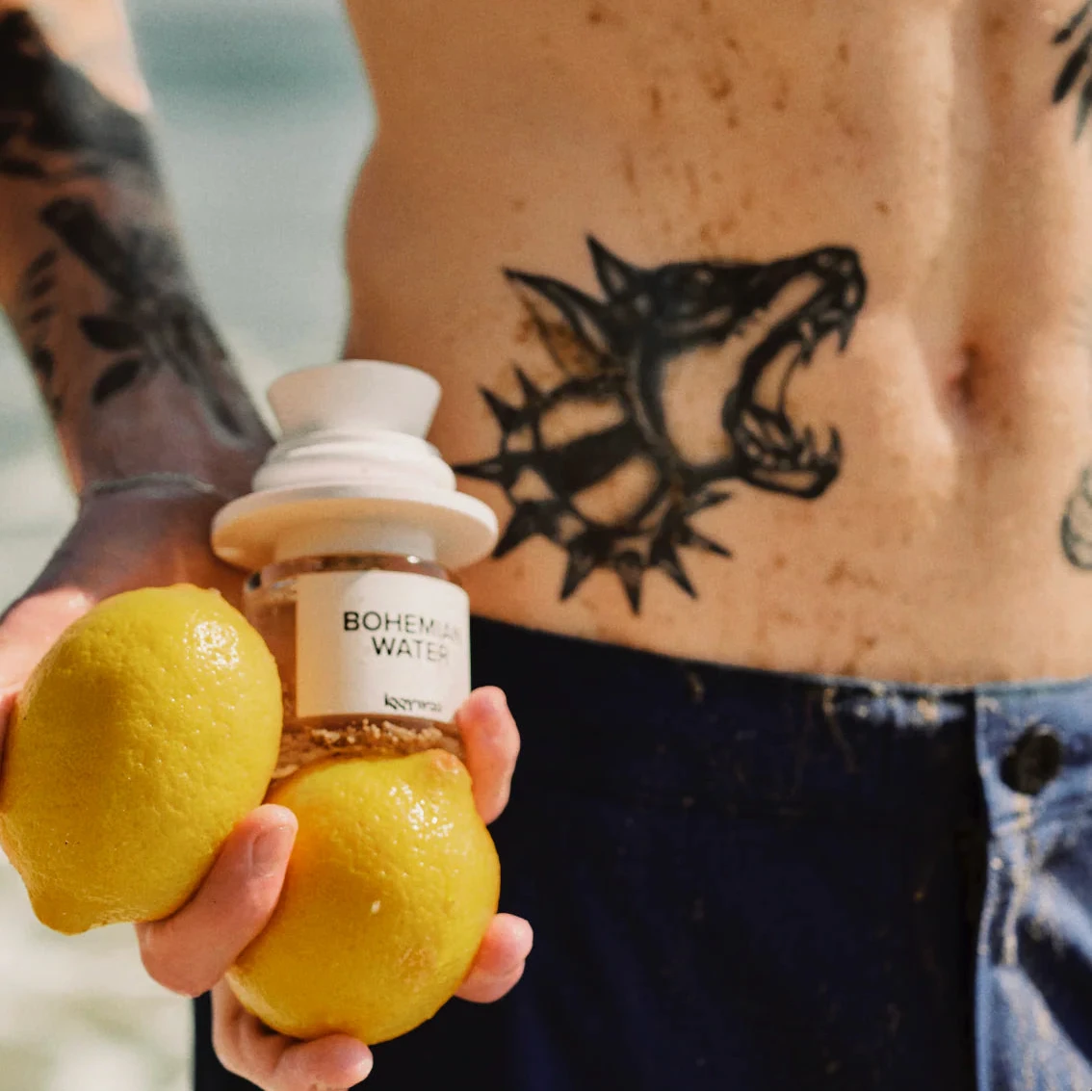 Frischer Citrusduft mit Salz, Neroli Flower und Blue Cypress von Iggywoo.