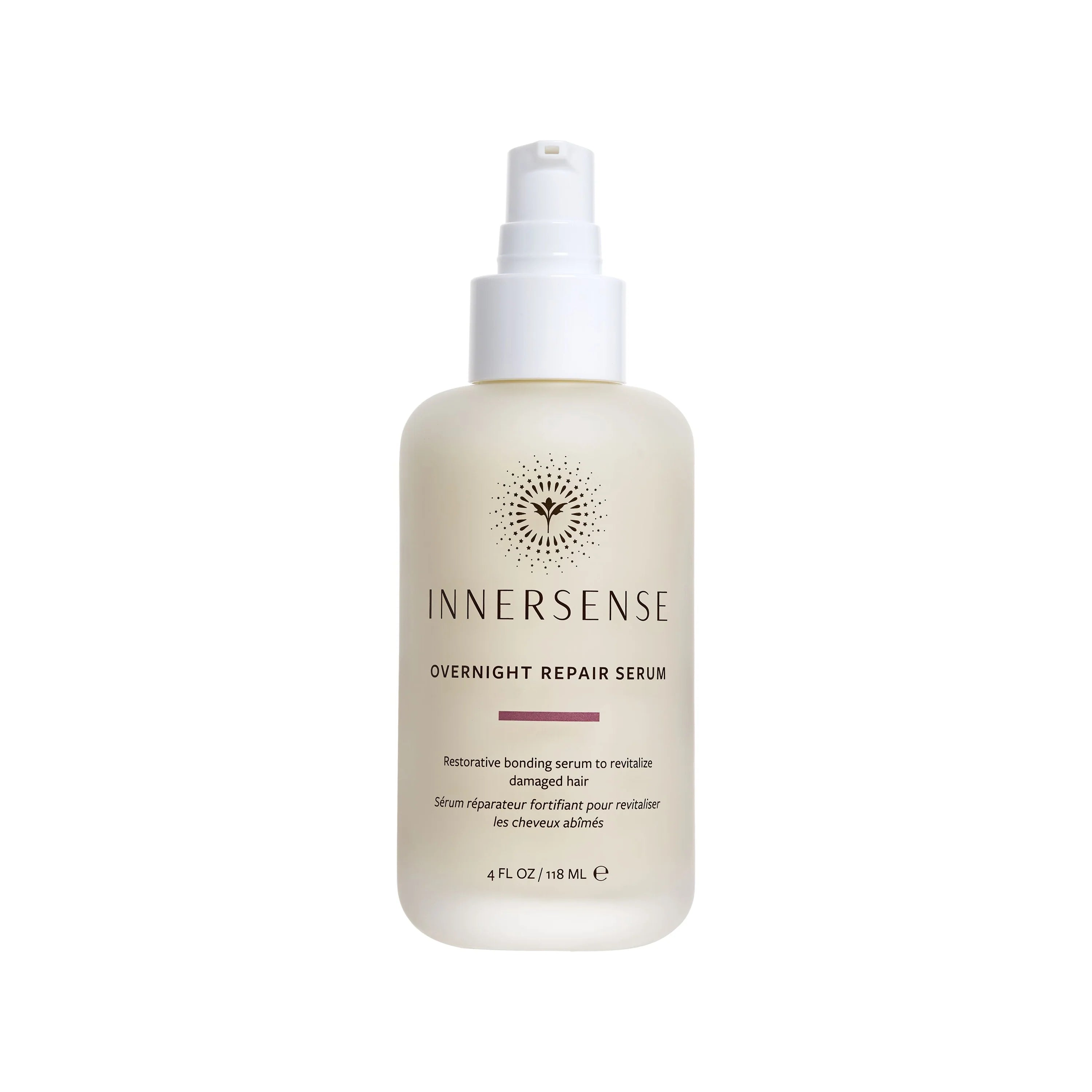 Innersense Overnight Repair Serum, 118 ml vor weißem Hintergrund.