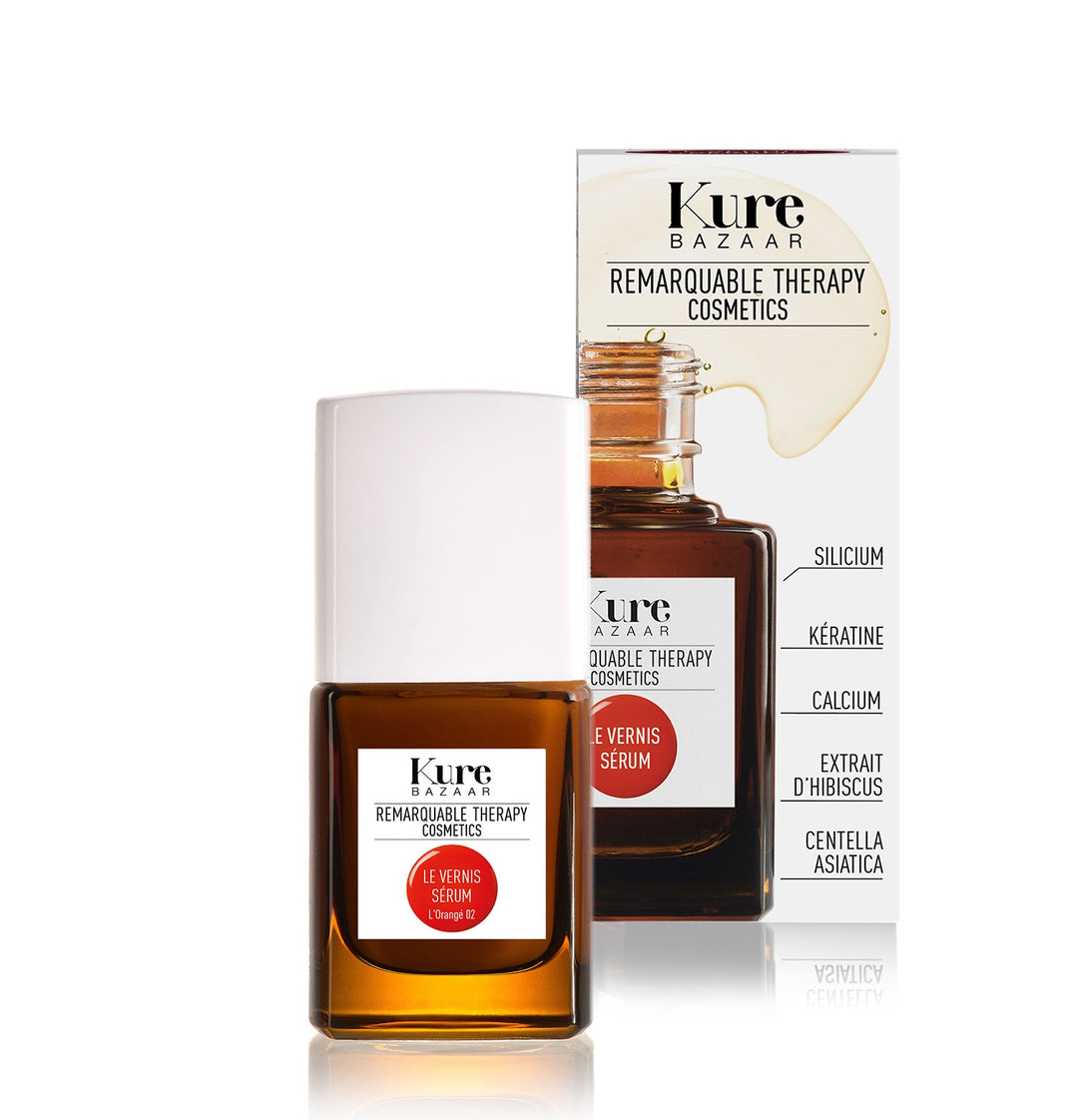 LE VERNIS SÈRUM L'Orangé 02 | KURE BAZAAR - Serum-Nagellack North Glow