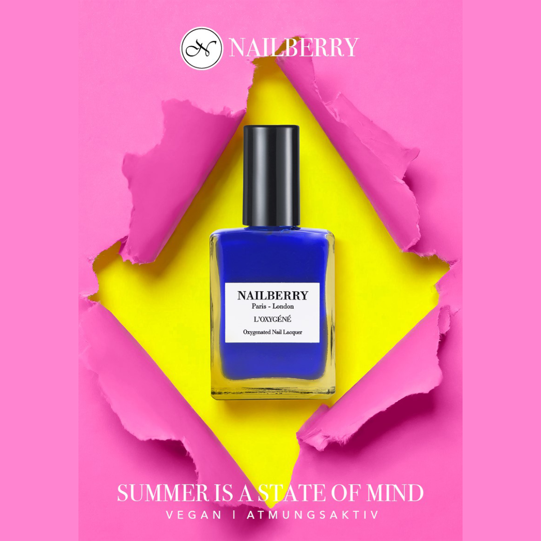 L'Oxygéné Nailberry Nagellack | Maliblue - Sommerkollektion 2024 North Glow