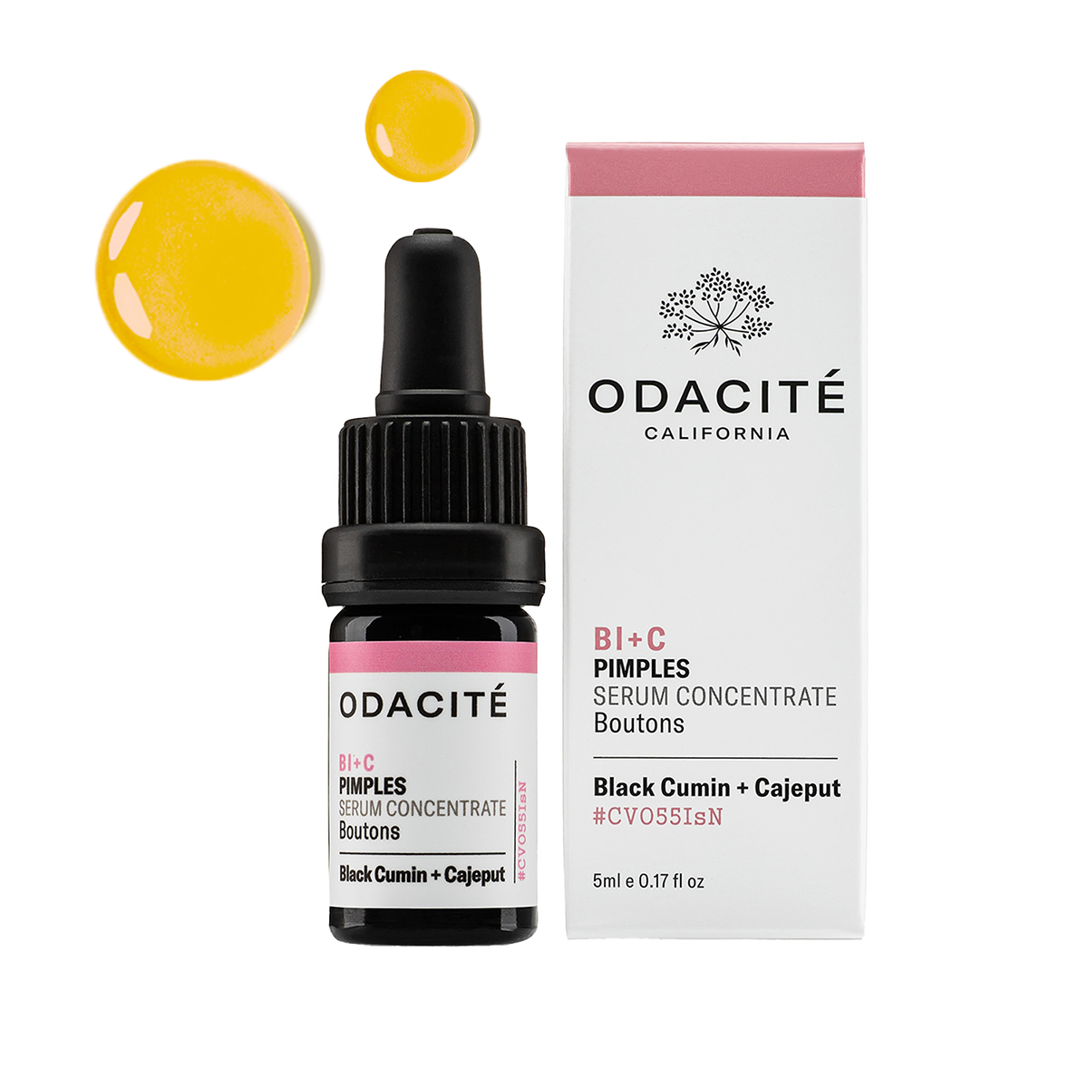 Bl+C - Black Cumin Cajeput - PIMPLES - Serum ODACITÉ