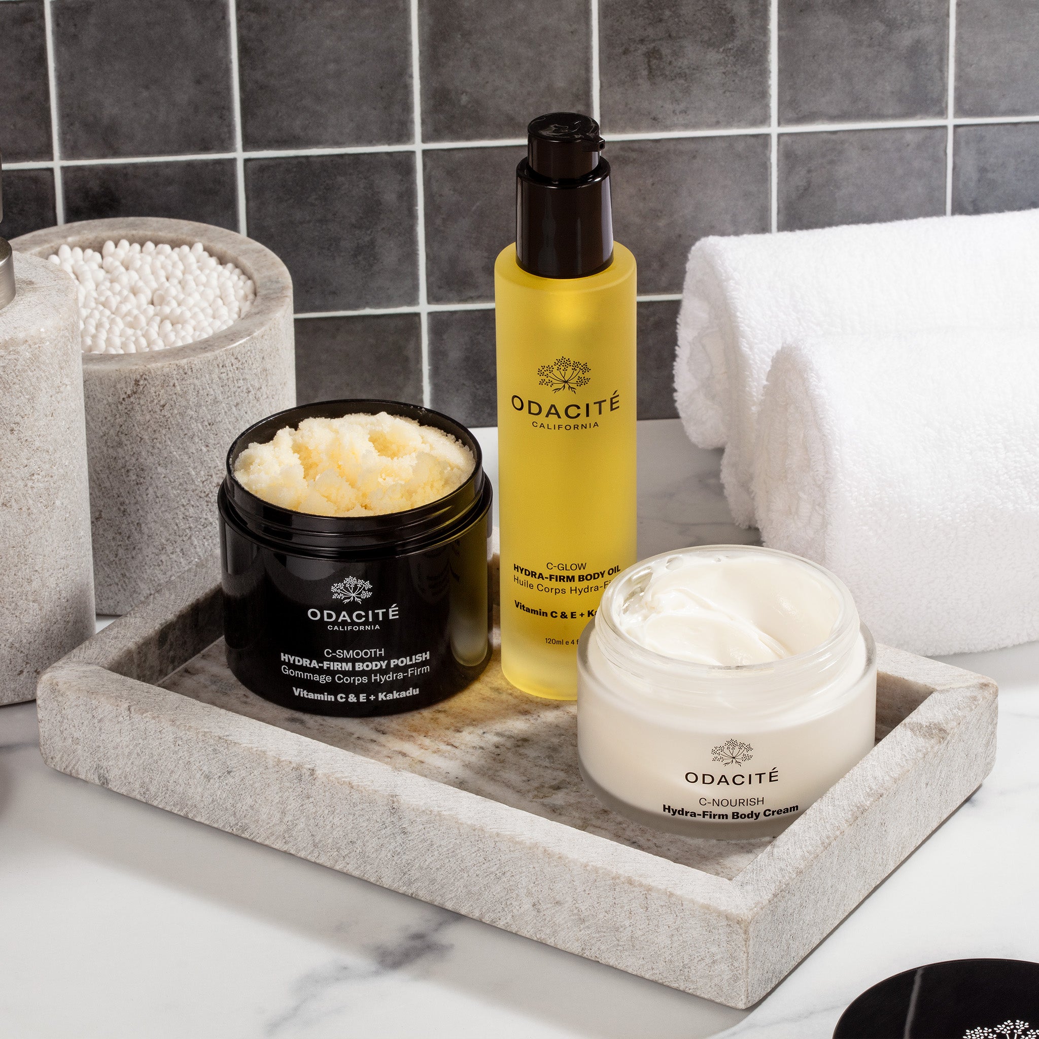 C-Nourish HYDRA-FIRM BODY CREAM - ODACITÉ - Körpercreme mit Vitamin C & E + Kakadu Plum