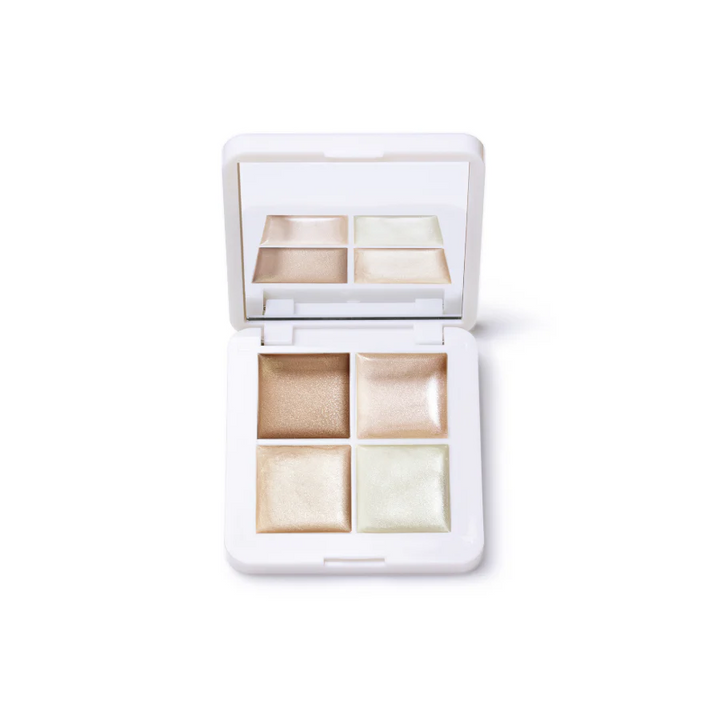Living Luminizer Glow Quad Mini | RMS Beauty -  Highlighter Palette