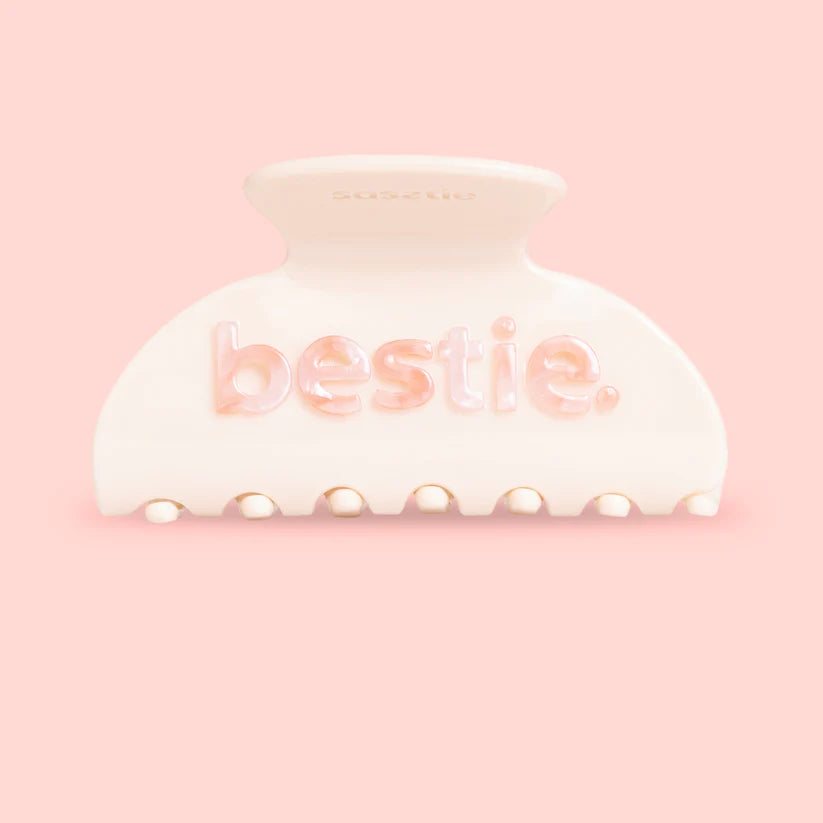 SASSTIE Forever Bestie Haarklammer aus hochwertigem Cellulose-Acetat in elegantem Design für sicheren Halt im Haar