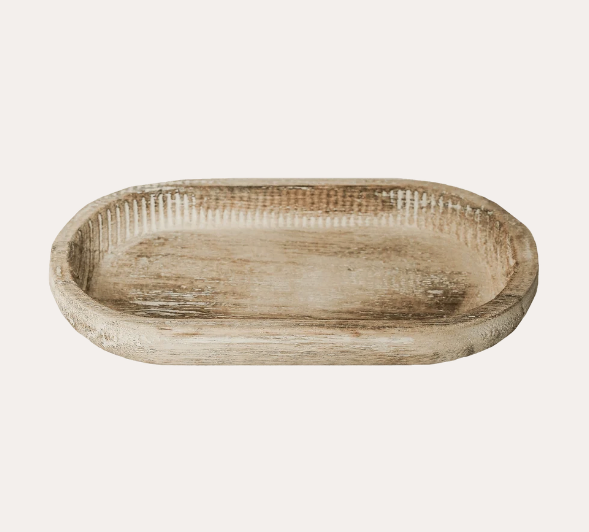 Rustic Wood Tray - dekoratives Holztablett