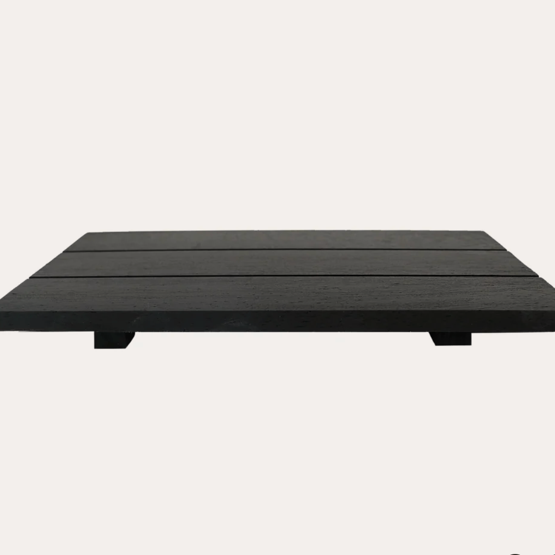 Sweet Water Decor Black Wood Tray