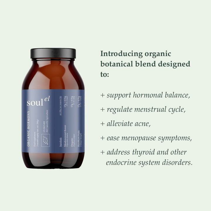 Organic Hormony - Hormonelle Unterstützung, Akne und Wechseljahre