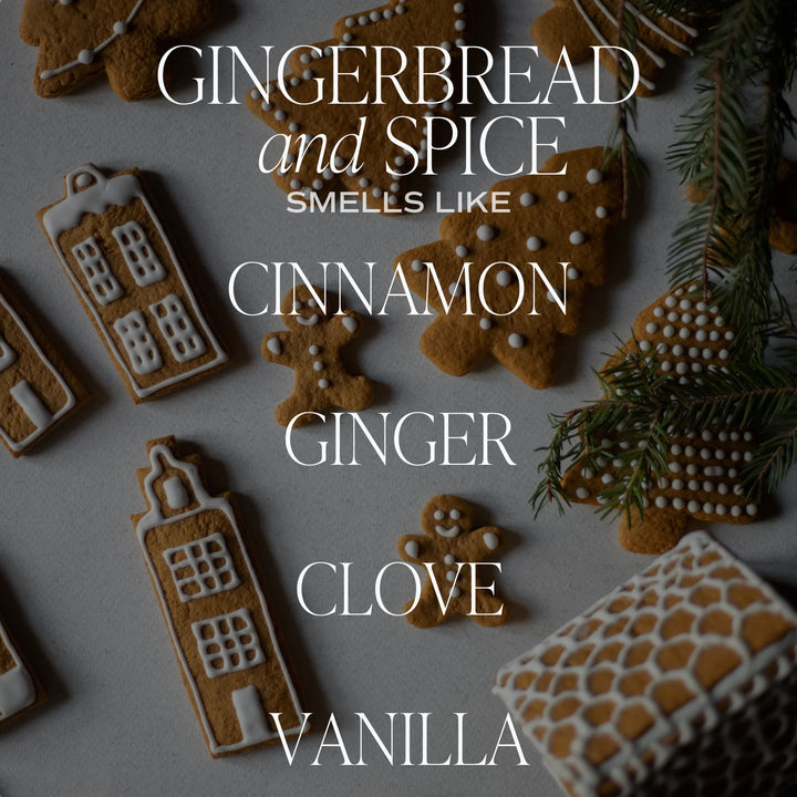 Sojawachskerze "Gingerbread and Spice" - Zimt, Ingwer, Nelke & Vanille