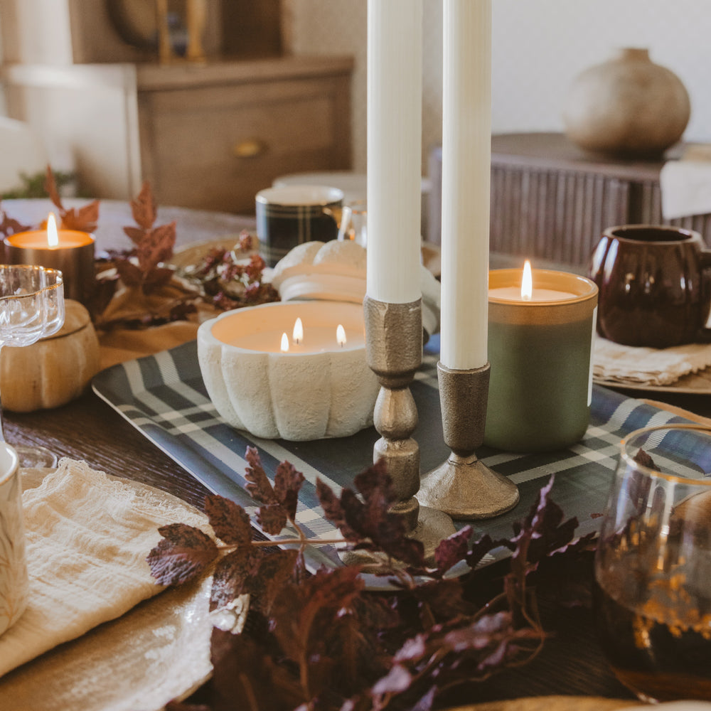 Cashmere und Vanilla – Luxuriöse Duftkerze im großen Kürbisgefäß