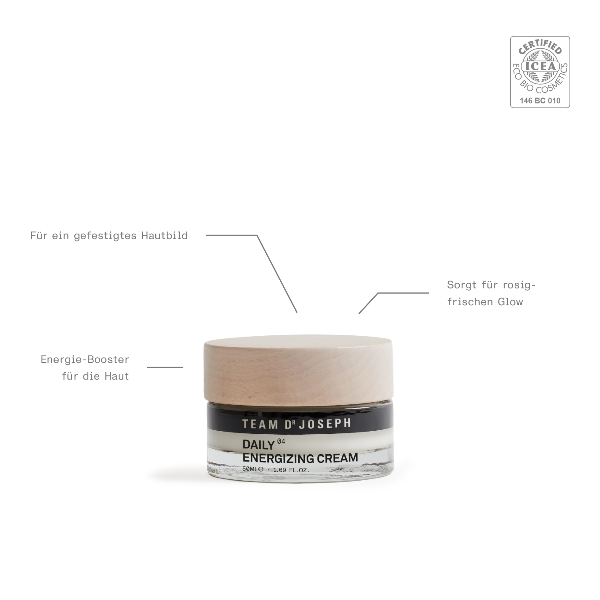 TEAM DR JOSEPH Daily Energizing Cream Gesichtscreme