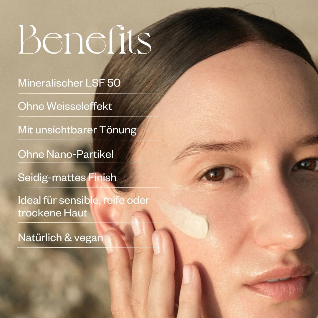 Benifits von The Adaptogen Mineral Sunscreen Face SPF 50