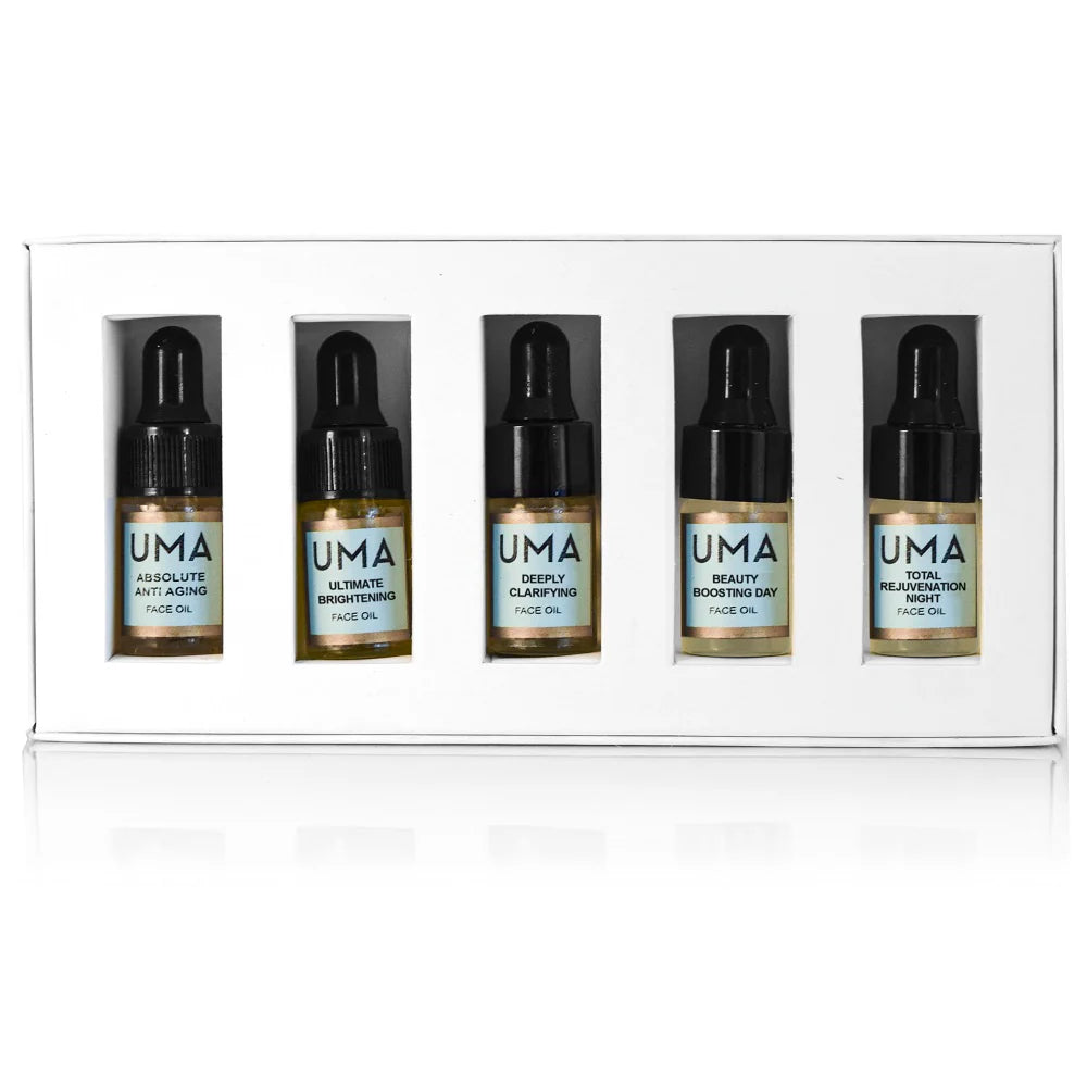 Face Oil Trial Kit - 5 Gesichtsöle in Probiergröße | UMA North Glow