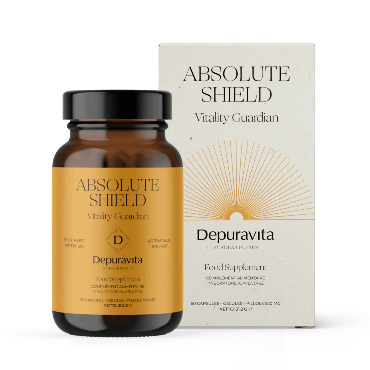 Absolute Shield Kapseln (für Nerven und Immunsystem) - depuravita