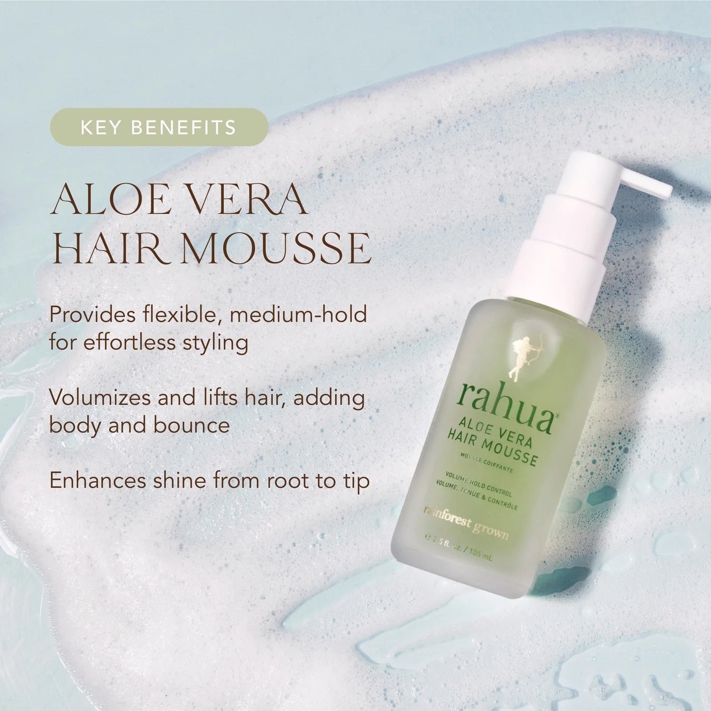 Aloe Vera Hair Mousse RAHUA - Haarschaum