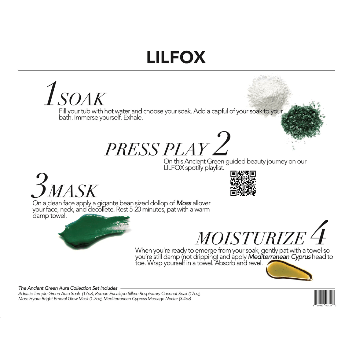 ANCIENT GREEN - Limitierte Luxus Pflege und Bade-Box