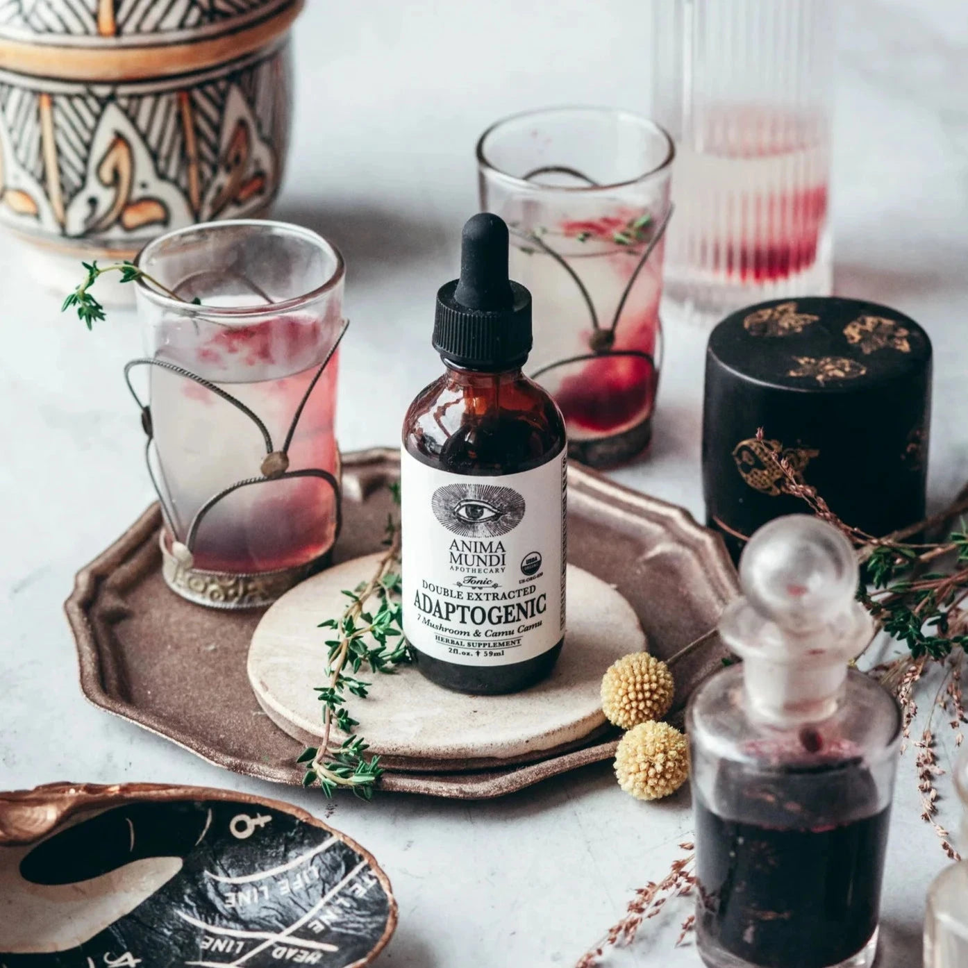 ADAPTOGENIC Tonic – 7 Mushrooms, Camu Camu & Mangostan