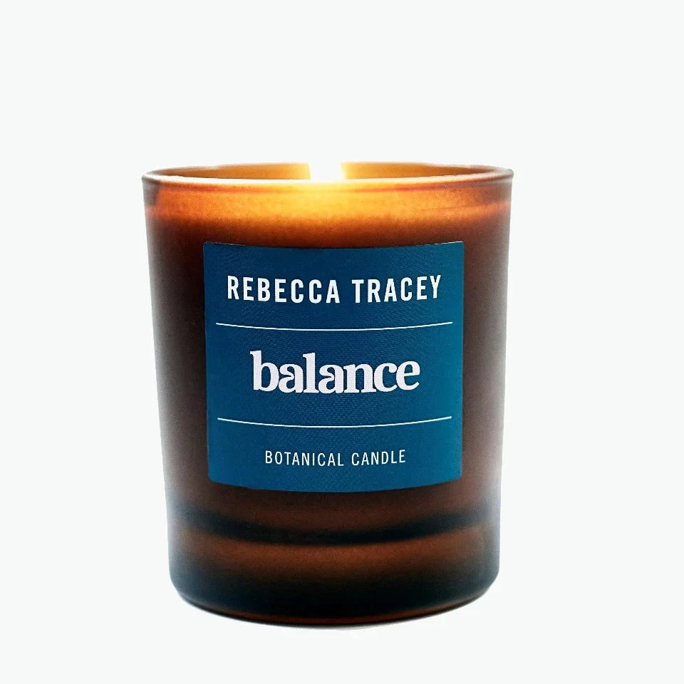 BALANCE Botanical Candle | Soy wax candle REBECCA TRACEY