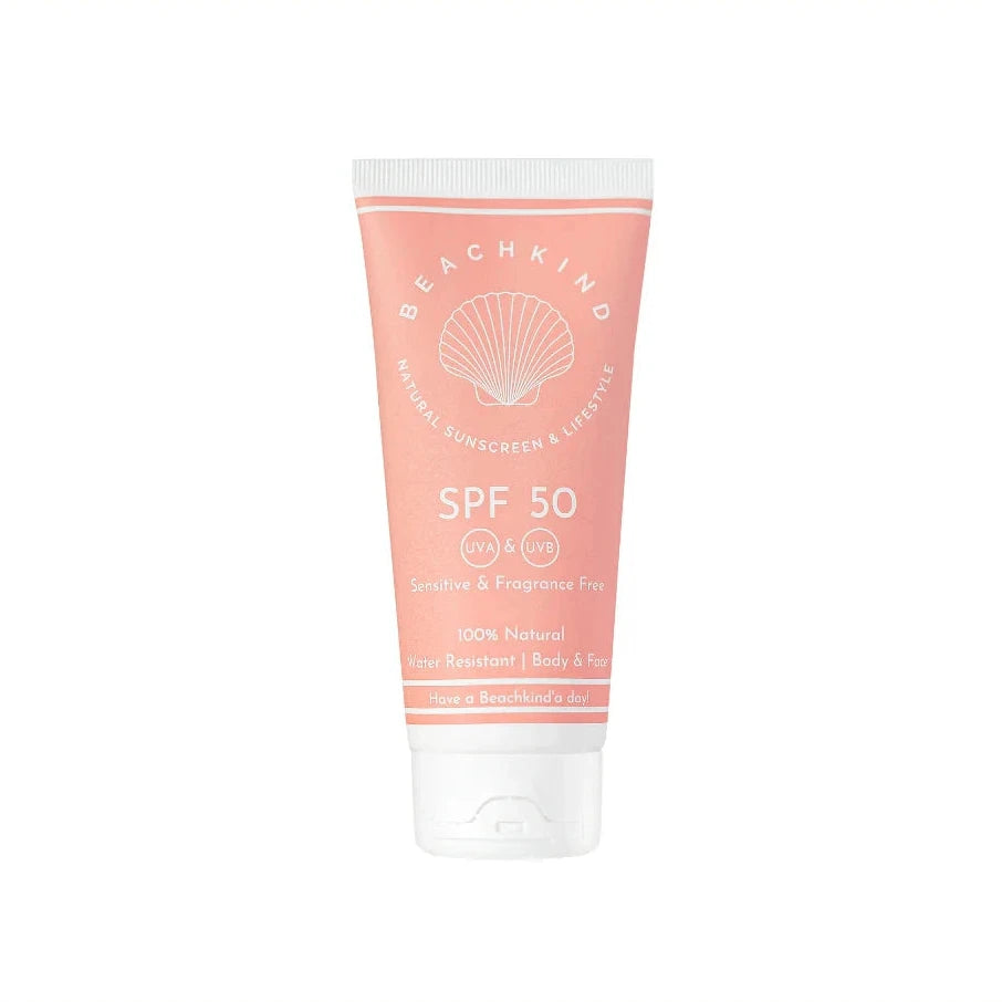 Beachkind - Natural Sunscreen SPF 50 Sensitive/ Sunscreen for sensitive skin with SPF 50