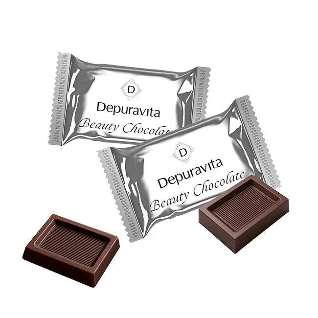 Beauty Chocolate von Depuravita aus rohem Kakao mit Ceramosides North Glow