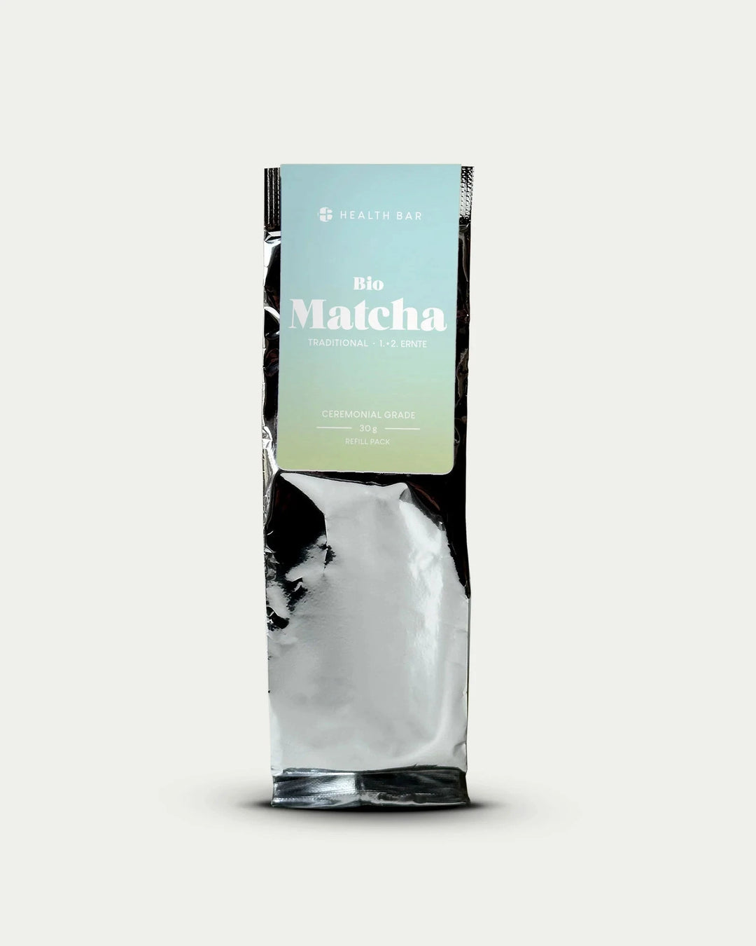Health Bar Matcha Traditional Nachfüllbeutel.