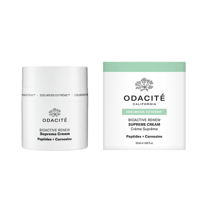 BIOACTIVE RENEW Supreme Cream Edelweiss Extrême® Peptides + Carnosine - ODACITÉ