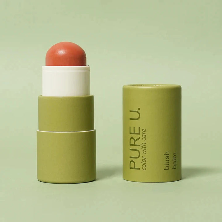 Blush Balm von PURE U. Cosmetics geöffnet im Farbton sunset.